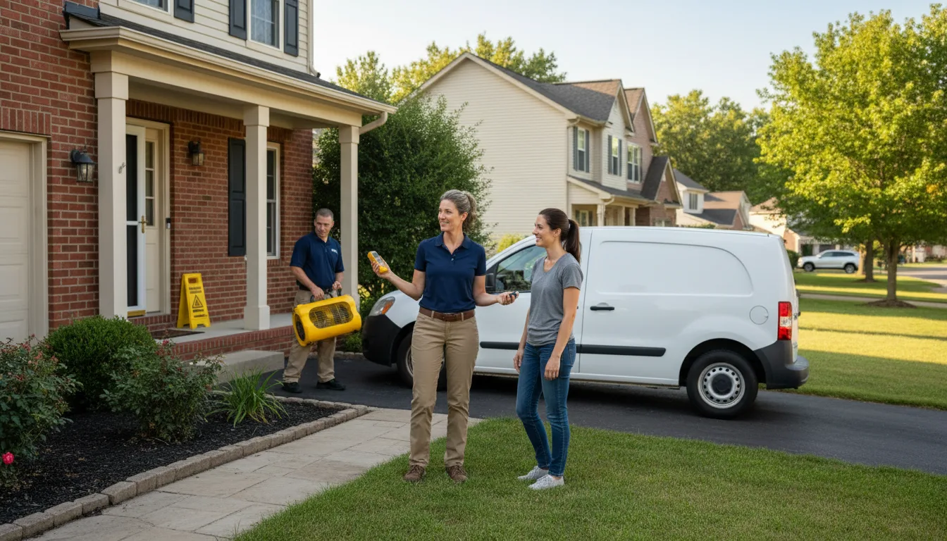 Water restoration image for Dehumidification And Cleanup Services in New Suffolk, NY
